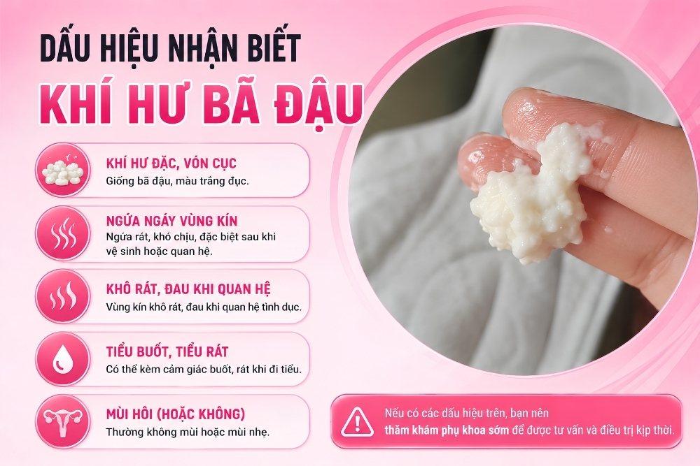 Khí Hư Bã Đậu Là Dấu Hiệu Bệnh Gì? Cảnh Báo 6 Bệnh Phụ Khoa Thường Gặp
