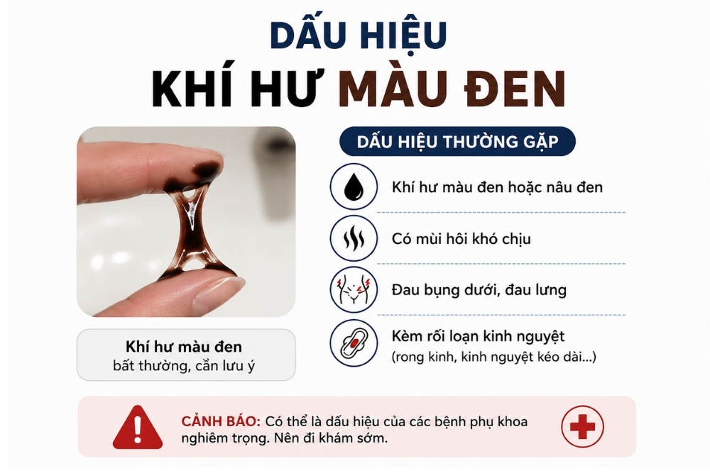 Vì Sao Khí Hư Có Màu Đen? Những Điều Chị Em Cần Biết