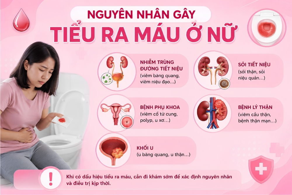 Tiểu Ra Máu Ở Nữ Có Nguy Hiểm Không? Chuyên Gia Giải Đáp