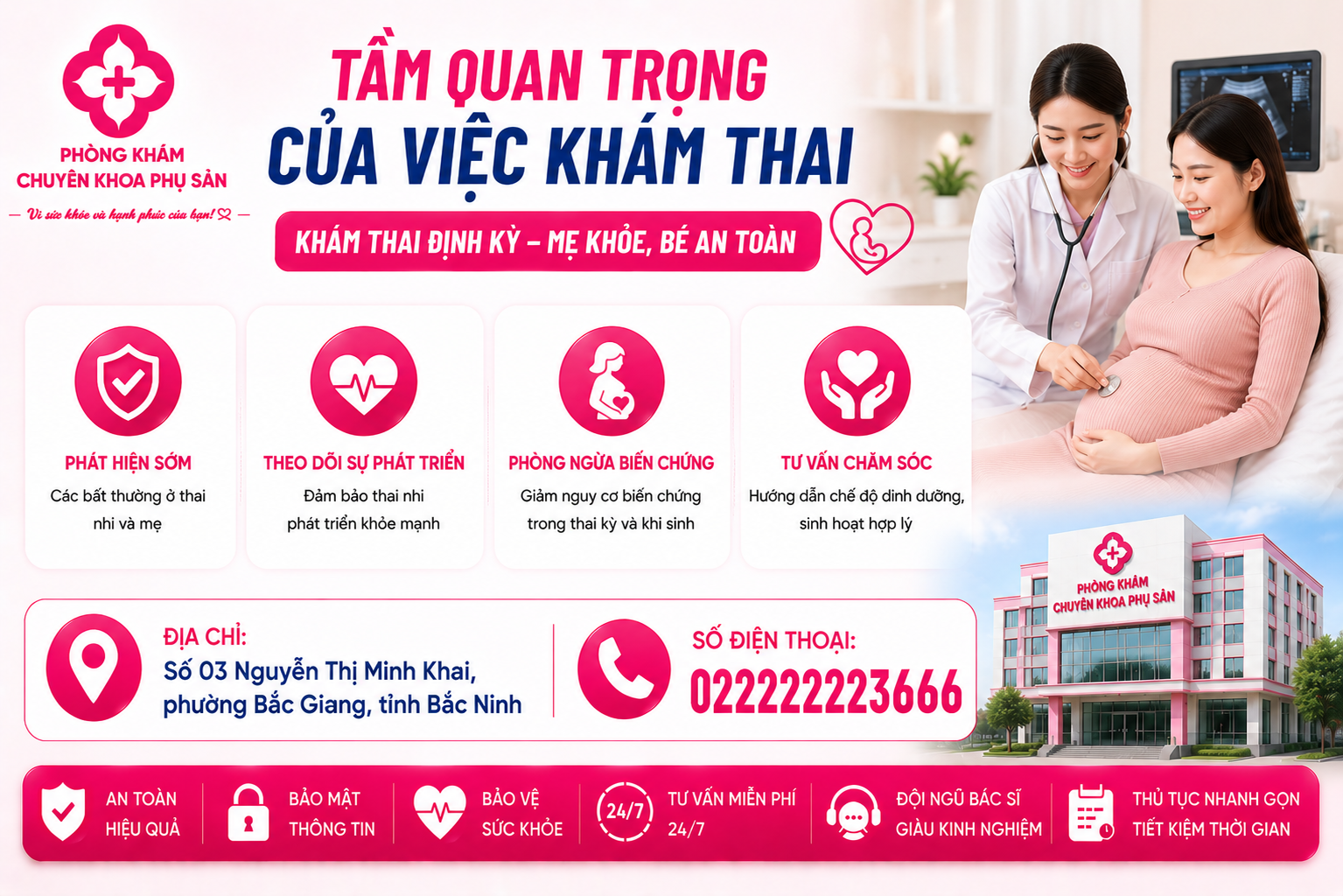 Khám Thai Bắc Giang – Dịch Vụ Sản Khoa Chuyên Nghiệp, Chi Phí Hợp Lý