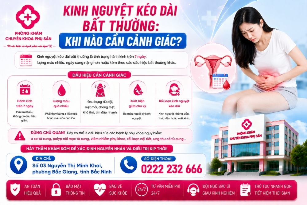 Đột nhiên bị kinh nguyệt kéo dài bất thường: Đâu là nguyên nhân thực sự?