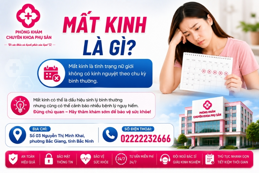 Mất Kinh Kéo Dài Đừng Chủ Quan – Cảnh Báo Nhiều Bệnh Lý Phụ Khoa