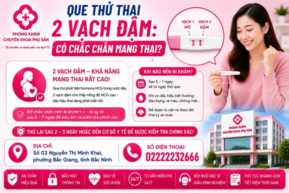 Que Thử Thai 2 Vạch Đậm: Có Chắc Chắn Mang Thai Hay Chưa?