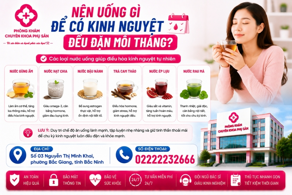 Nên Uống Gì Để Có Kinh Nguyệt Đều Đặn Mỗi Tháng? Giải Pháp Điều Hòa Kinh Nguyệt Khoa Học